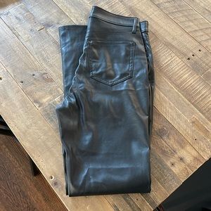 Old Navy (NWOT) Faux Leather Flares
